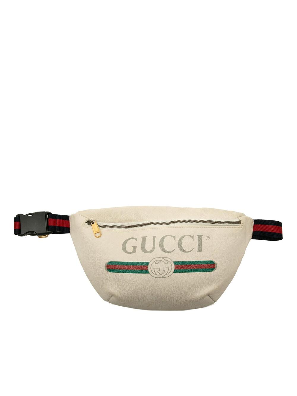 Gucci Grained Calfskin Logo Belt Bag #346935G71B